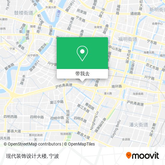 现代装饰设计大楼地图