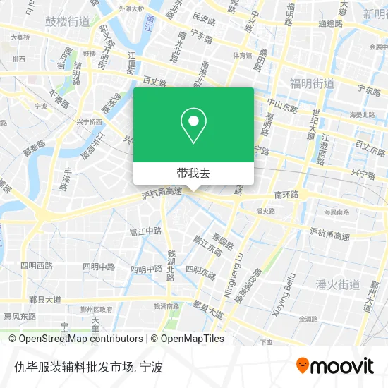 仇毕服装辅料批发市场地图