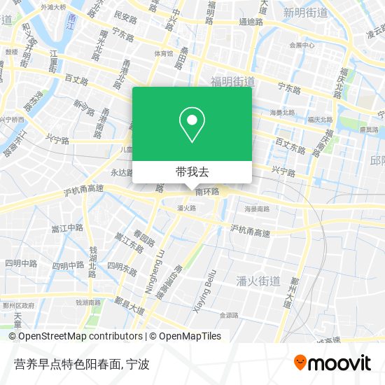 营养早点特色阳春面地图