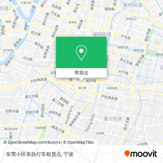 东莺小区东自行车租赁点地图