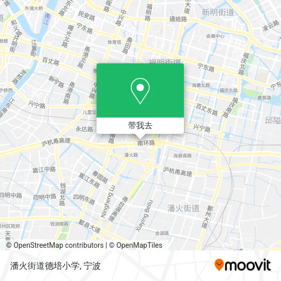 潘火街道德培小学地图
