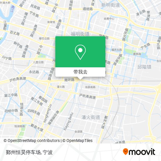 鄞州恒昊停车场地图