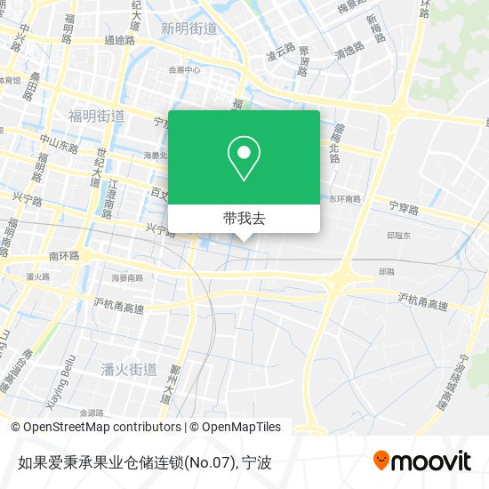 如果爱秉承果业仓储连锁(No.07)地图