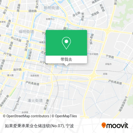 如果爱秉承果业仓储连锁(No.07)地图