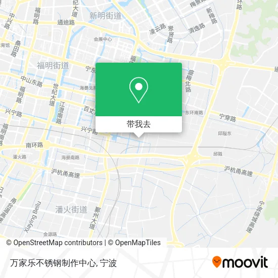 万家乐不锈钢制作中心地图