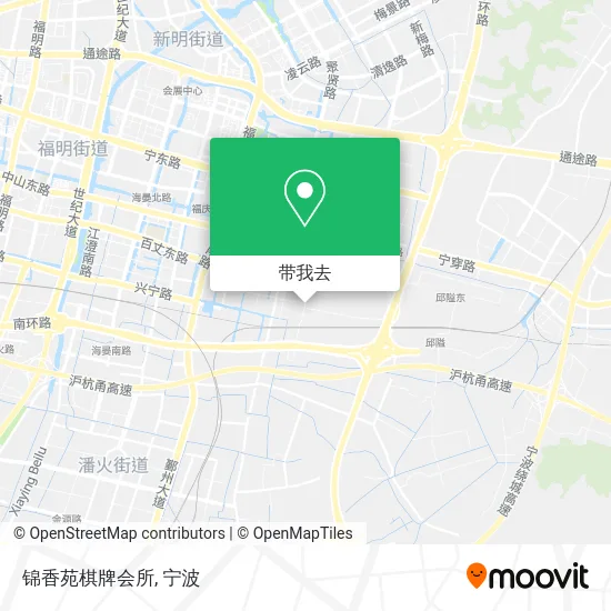 锦香苑棋牌会所地图