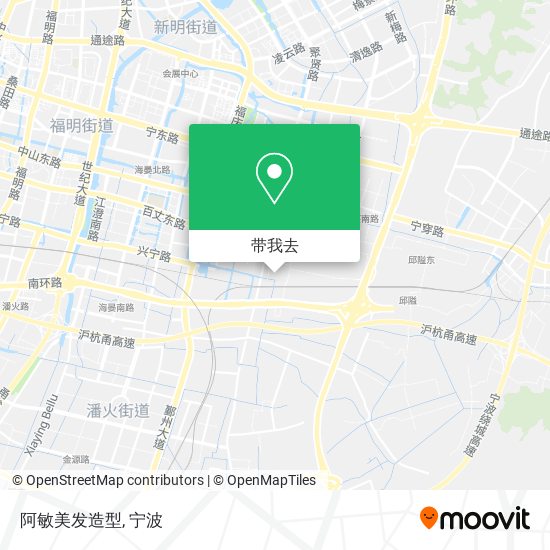 阿敏美发造型地图