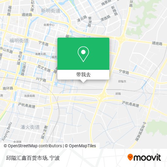 邱隘汇鑫百货市场地图