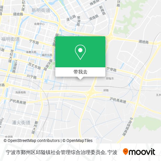 宁波市鄞州区邱隘镇社会管理综合治理委员会地图