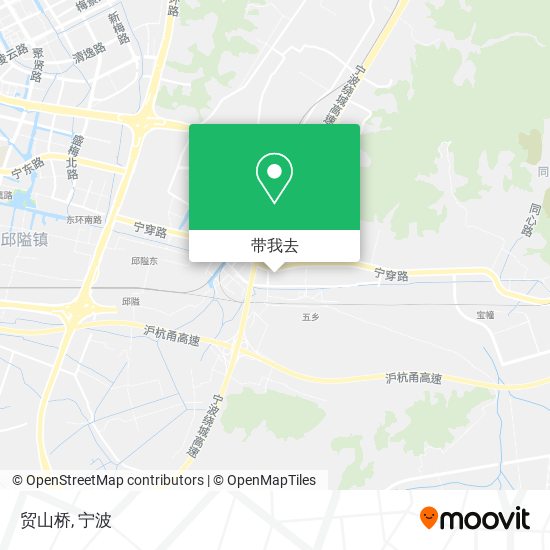 贸山桥地图