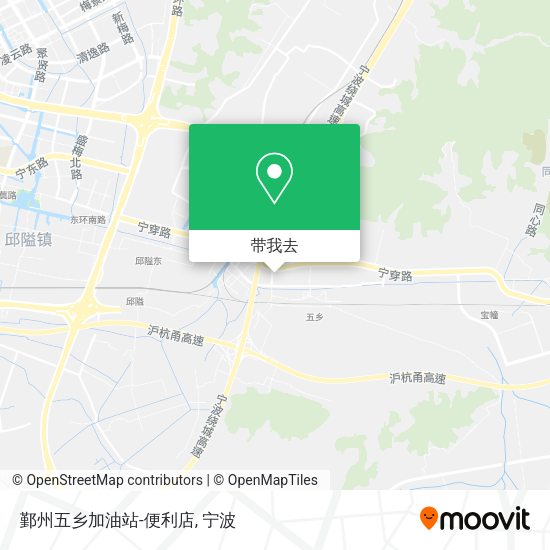 鄞州五乡加油站-便利店地图