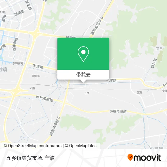 五乡镇集贸市场地图