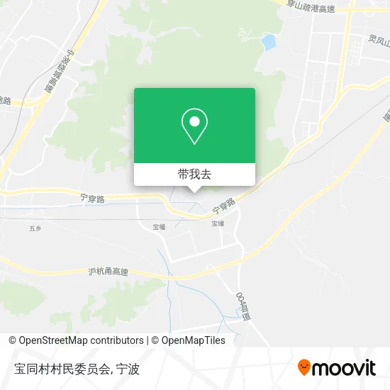 宝同村村民委员会地图