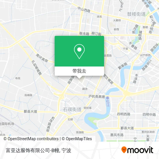 富亚达服饰有限公司-B幢地图