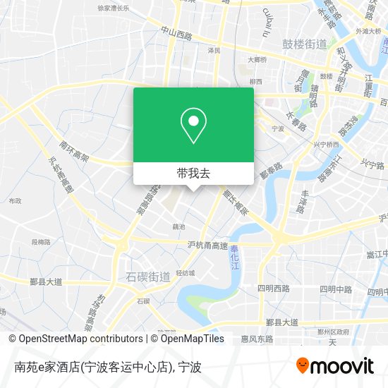 南苑e家酒店(宁波客运中心店)地图