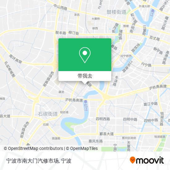 宁波市南大门汽修市场地图