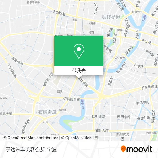 宇达汽车美容会所地图