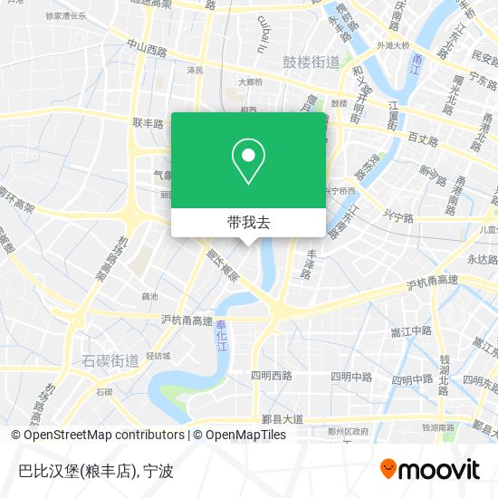 巴比汉堡(粮丰店)地图