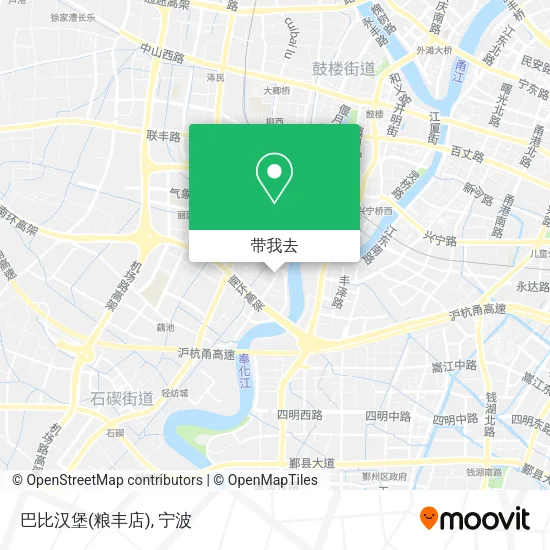 巴比汉堡(粮丰店)地图