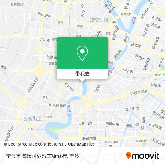 宁波市海曙阿标汽车维修行地图