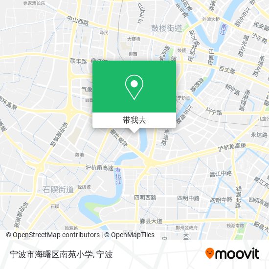 宁波市海曙区南苑小学地图