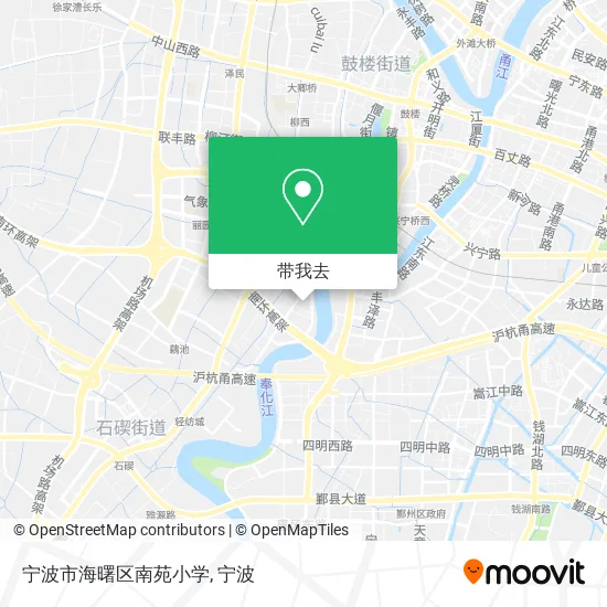 宁波市海曙区南苑小学地图