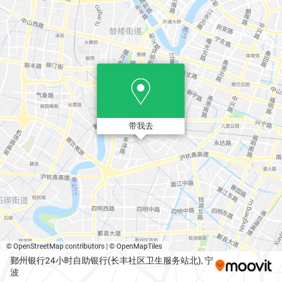 鄞州银行24小时自助银行(长丰社区卫生服务站北)地图