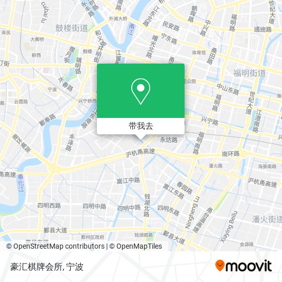 豪汇棋牌会所地图