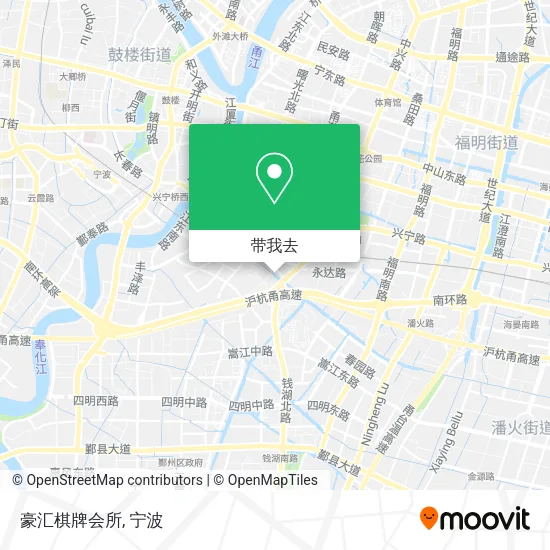 豪汇棋牌会所地图