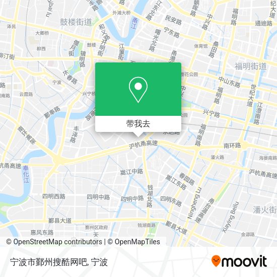 宁波市鄞州搜酷网吧地图