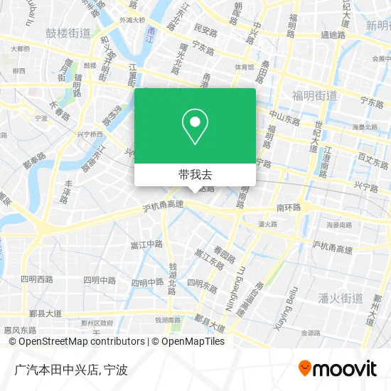 广汽本田中兴店地图
