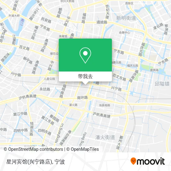 星河宾馆(兴宁路店)地图