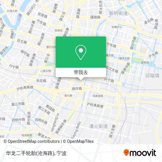 华龙二手轮胎(沧海路)地图
