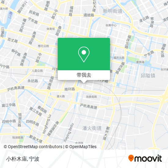 小朴木庙地图