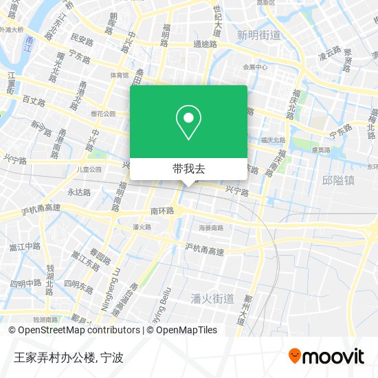 王家弄村办公楼地图