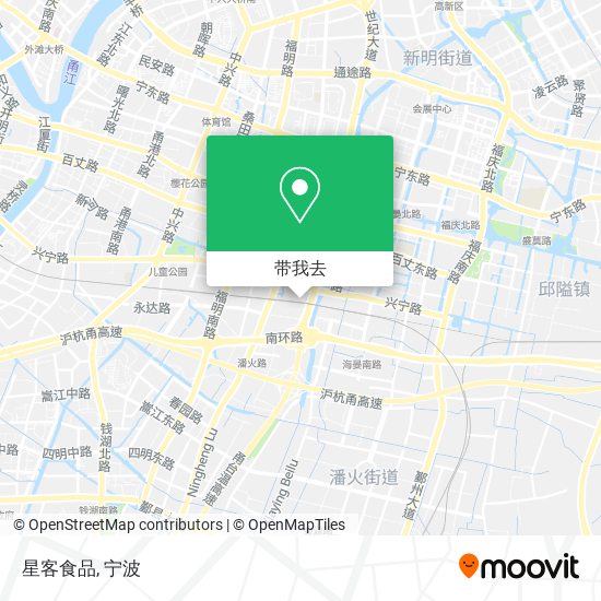 星客食品地图