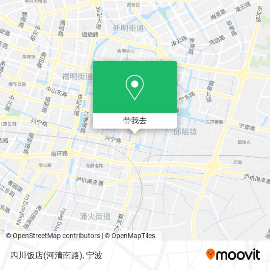四川饭店(河清南路)地图