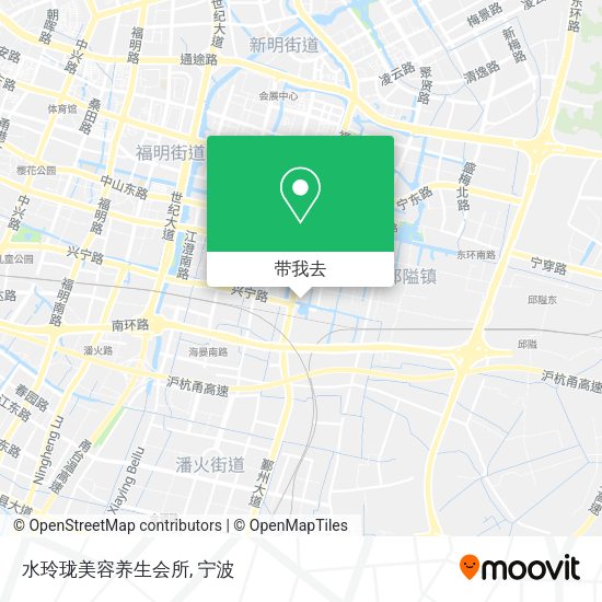 水玲珑美容养生会所地图