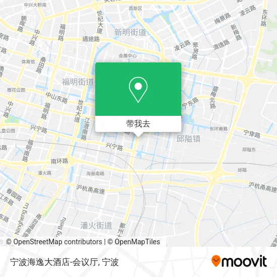 宁波海逸大酒店-会议厅地图