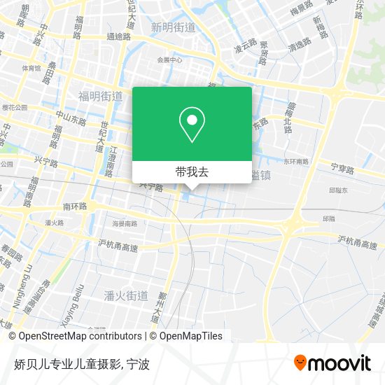 娇贝儿专业儿童摄影地图