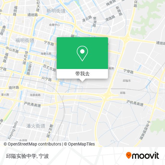 邱隘实验中学地图