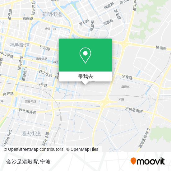金沙足浴敲背地图
