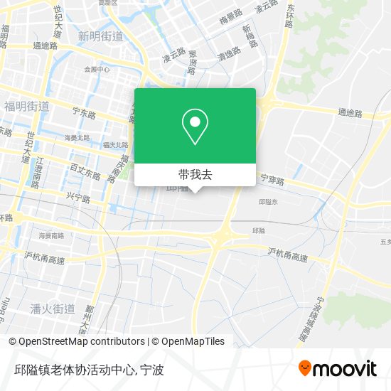 邱隘镇老体协活动中心地图