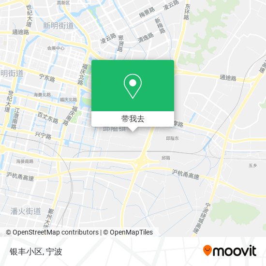 银丰小区地图