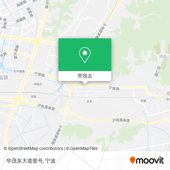 华茂东大道壹号地图