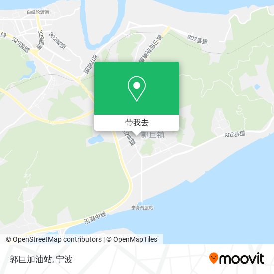 郭巨加油站地图