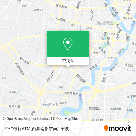 中信银行ATM(西湖南裕东南)地图