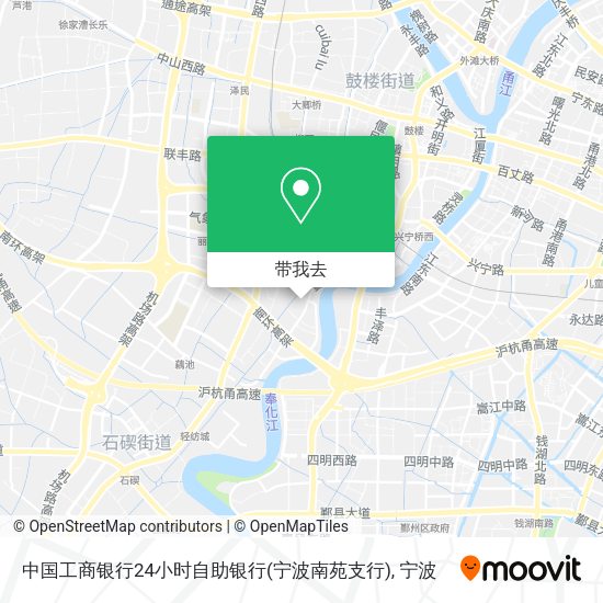 中国工商银行24小时自助银行(宁波南苑支行)地图