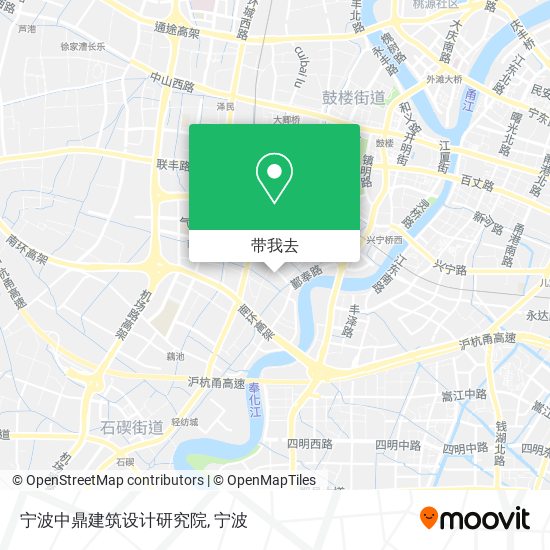 宁波中鼎建筑设计研究院地图