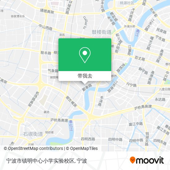 宁波市镇明中心小学实验校区地图